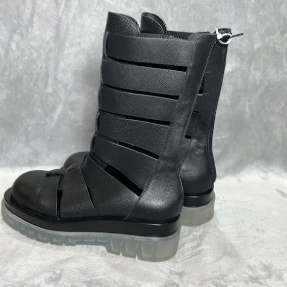 JEFFREY CAMPBELL Dozing Gladiator Boots Size 6.5